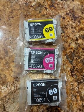 Epson Ink - Black, Magenta, Yellow